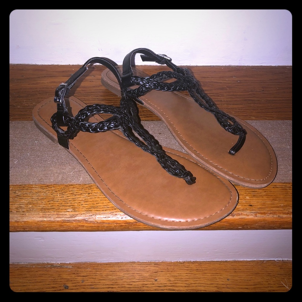 Black sandals